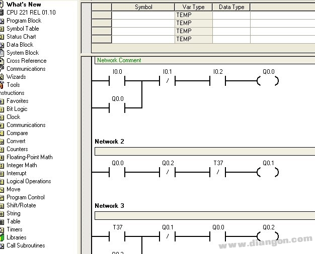 西门子PLC电机启动自编小程序
