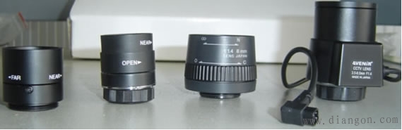 摄像机镜头、防护罩、支架的安装和调试