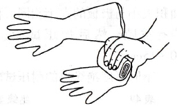 绝缘手套在使用前的检查