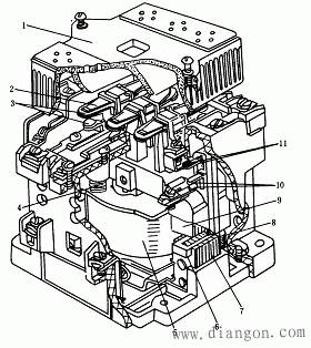 交流接触器结构与工作原理