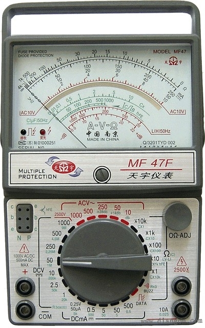 天宇MF-47F指针万用表