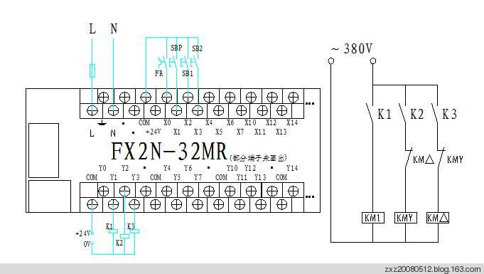 三菱PLC学习――星-三角降压启动控制的PLC程序 - 白鹰 - 电气技术中心