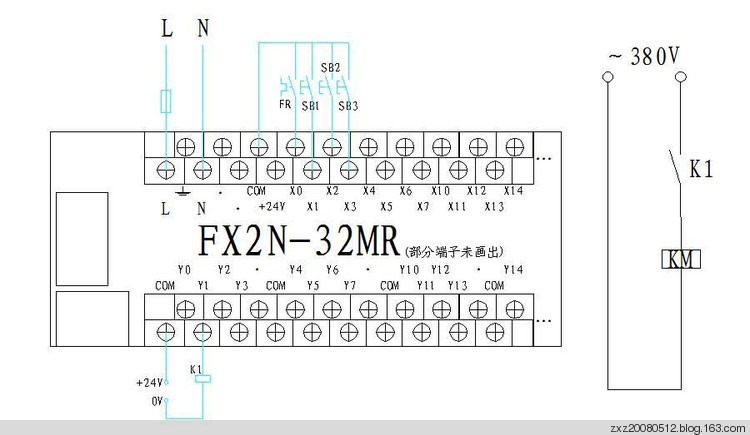 三菱PLC学习――点动+自锁控制的PLC程序 - 白鹰 - 电气技术中心
