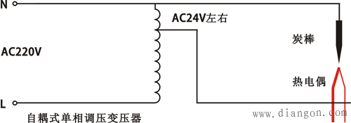 热电偶简易焊接接线图