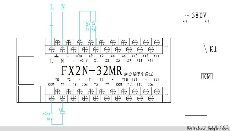 三菱PLC学习――点动控制的PLC程序 - 白鹰 - 电气技术中心