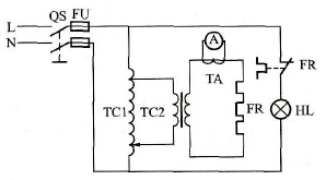热继电器校验电路图