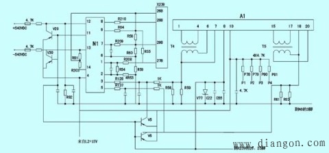 图7  电流电压检出板电路
