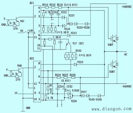 图10  触发板电路图