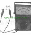 用指针式万用表测量二极管方法图解