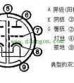电子管的引脚序号确定方法