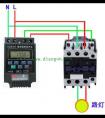 时控开关配合接触器使用的接线方法图解