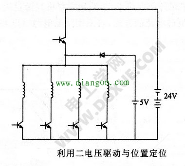 利用二电压驱动与位置定位
