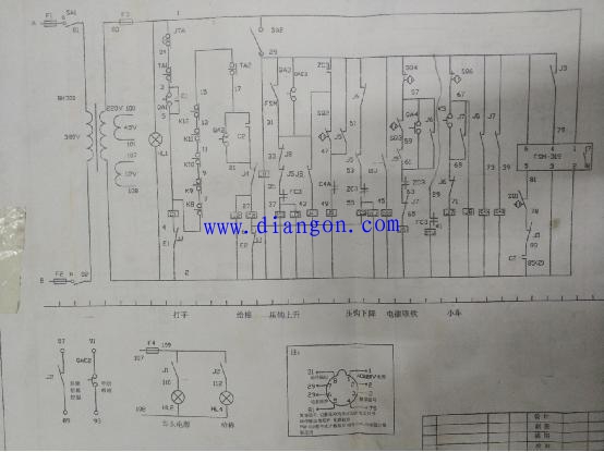 被电气图纸欺骗的维修