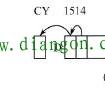 算术左移1位指令梯形图符号和动作示意图