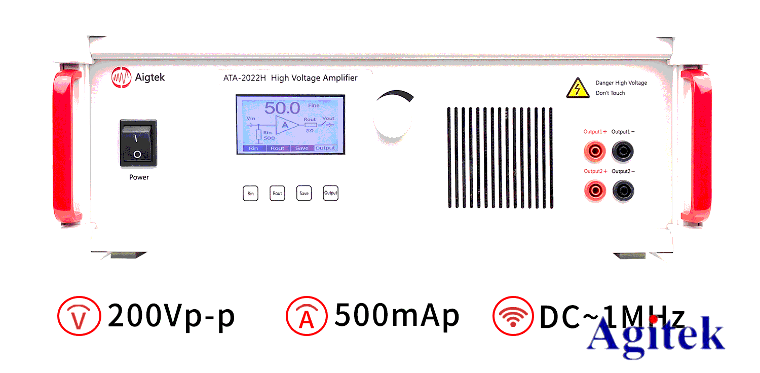 功率放大器在压电陶瓷的光纤声光移频实验中的应用